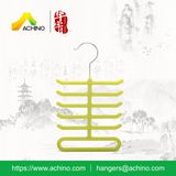 Colorful Flocked Tie Hanger (FTH001)