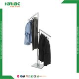 2-Arm Chrome Clothes Display Garment Racking