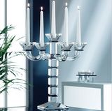 Black 'deco' Five Arm Candelabra for Home Decoration