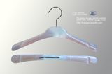 Popular Plastic Hanger, Jacket Hanger with Notches, Hanger for Super Market