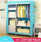 When The Quarter Wardrobe DIY Non-Woven Fold Portable Storage Cabinet (FW-21B)