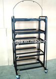 5-Tier Adjustable Merchandise Shelf Display Rack