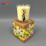 Classic Clear Scented Glass Jar Candle with Custom Box