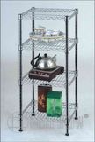 Adjustable Chrome Metal Kitchen Rack for Household (CJ-B1067)