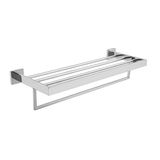 Chrome Stainless Steel Bathroom Accessories Bath Rack Towel Bar Shelves