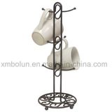 Rotatable Tea Cup Metal Stand Holder Rack Display