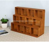Zakka Wooden Storage Shelf for Home Decor Multi-Use Wood Rack