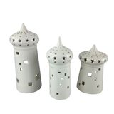 House Shape Ceramic Candle Holder for Islam Decoration