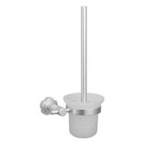 Toilet bowl Brush and Holder with Space Aluminum Material