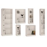 Slim Narrow Wide Low DVD CD Storage Bookcase