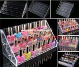 Clear Plastic Acrylic Nail Polish Display Floor Stand