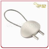 Blank Oval Shape Cable Metal Key Holder