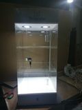 White Customized Acrylic Jewelry Display Rack with LED