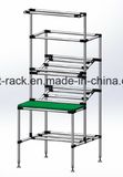 Plastic Coated Tube Racks for Light Duty Goods Storage