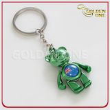 Custom Logo Lovely Bear Metal Keyring