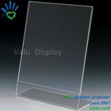 Clear Menu Stand Plastic Acrylic Menu Holder for Hotel