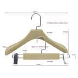 Rubber Wood Luxury Wooden Hanger