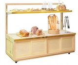 Store Steel Wooden Rack for Display