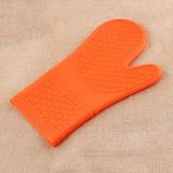 Silicone Hot Kitchen Pot Holder Glove Oven Mit (EB-93256-12)