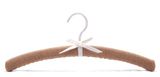 Vintage Linen Wrapper Women Clothes Hanger with Lovely Bownot