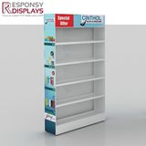 Floor Wood Skin Care Cream Display Shelves