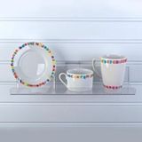 Excellent Quality Black Acrylic Tea Cup Display Stand