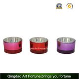 Electroplate Glass Tealight Candle Holder Supplier for Christmas Decor