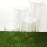 Transparent Acrylic Display Plinth Acrylic Lucite Pedestal Plinth