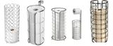 Free Standing Toilet Paper Holder for Bathroom Storage - Chrome