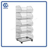 Mountable Store Wire Mesh Basket Shelf Store Basket Shelving