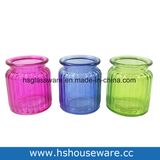 Colorful Glass Candle Holder