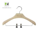 Hot Sale Lotus Wood Clothing / Clip Coat Hanger