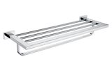 Nickel Brushed Towel Rack Shelf Stainless Steel Bathroom Towel Rack