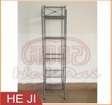 5 Tiered Silver Storage Shelf