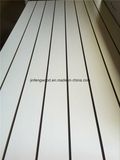 15mm 17mm Melamine Slatwall Board / Slot MDF