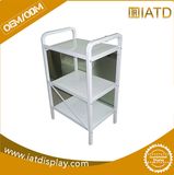 Metal Store Floor Retail Advertising Computer Glass Exhibition Floor Wine Display Stand Hat Rack Factory