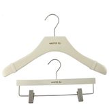 Best Price Wooden Clothing Hanger with Nonslip Plastic Strip