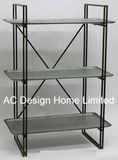 3 Tier Antique Vintage Decorative Galvanized/Metal Wrought Iron Shelf