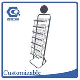 Customized Metal Floor Multi-Tier Nail Polish Display Rack