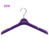 Anti Slip Custom Logo Flocked Velvet Ladies Dress Hangers