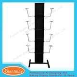 Metal Floor Standing Hanging Motorcycle Helmet Display Rack