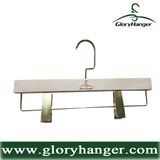 Deluxe Brand Pants Hanger with Gloden Clips--Clothes Store Fixture (GLWP208)