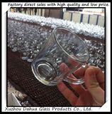 8oz Clear Glass Cup with Handle