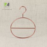 Rose Gold Metal Silk Towel Rack / Ring Scarf Hanger