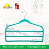Colorful Non Slip Flocked Hanger (FH001)