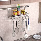 Stainless Steel Multi-Functional Kitchen Utensil Rack