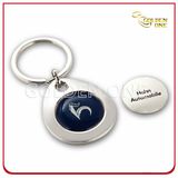 Custom Printed & Laser Metal Trolley Coin Key Ring