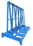Glass Shelf Storage Rack Glass Transportation Pallet Roller Pipe Warehouse Storage Rack