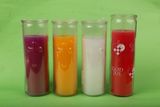 Customized 7 Days Scented Glass Jar Candle with Metal Lid