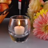 Heavy Bottom Clear Candle Holders